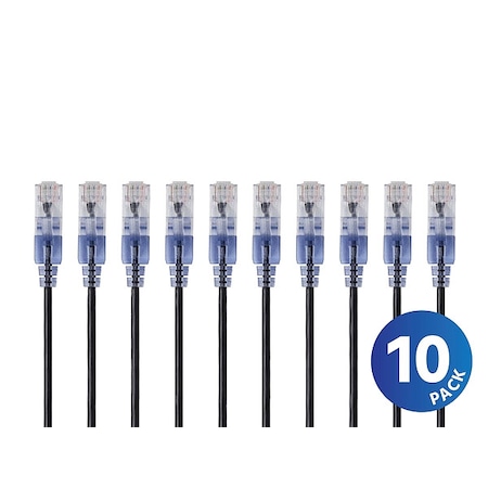 Voice and Data Patch Cord, 50 ft L, PK10 MPN:33267