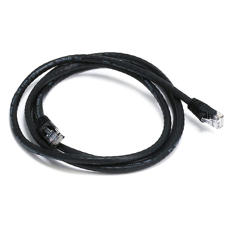 Ethernet Cable, Cat 5e, Black, 5 ft. MPN:3375