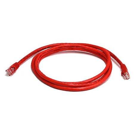 Patch Cord, Cat 5e, Booted, Red, 5.0 ft. MPN:3381