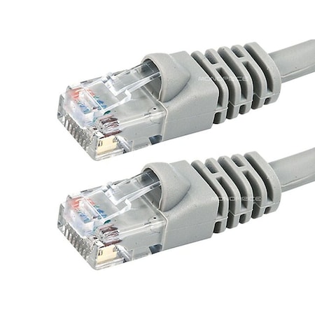 Patch Cord, Cat 5e, Booted, Gray, 10 ft. MPN:3386