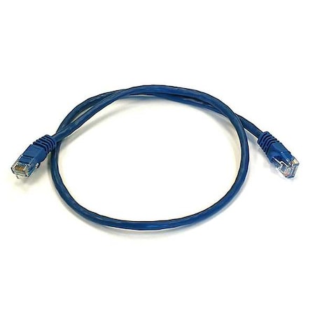 Ethernet Cable, Cat 6, Blue, 2 ft. MPN:3420