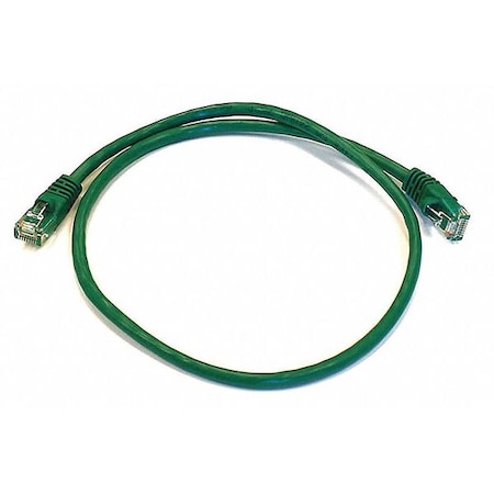 Patch Cord, Cat 6, Booted, Green, 2.0 ft. MPN:3421