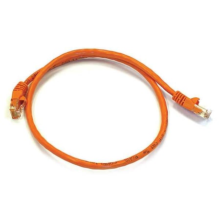 Patch Cord, Cat 6, Booted, Orange, 2.0 ft. MPN:3422