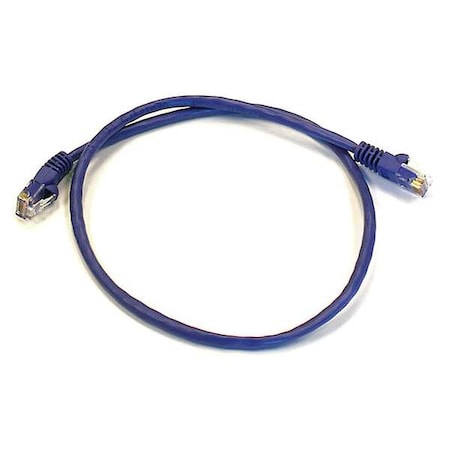 Ethernet Cable, Cat 6, Purple, 2 ft. MPN:3423