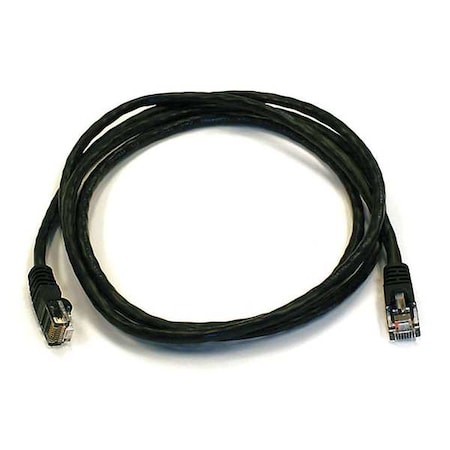 Patch Cord, Cat 6, Booted, Black, 5.0 ft. MPN:3426