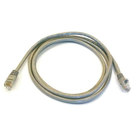 Ethernet Cable, Cat 6, Gray, 5 ft. MPN:3428