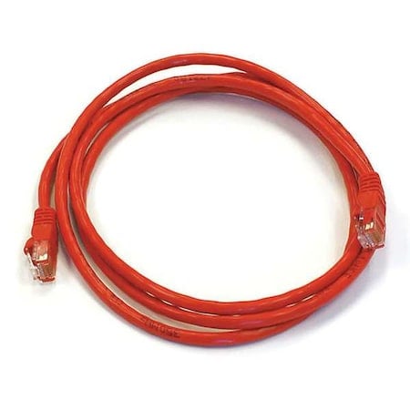 Patch Cord, Cat 6, Booted, Red, 5.0 ft. MPN:3432