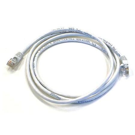 Patch Cord, Cat 6, Booted, White, 5.0 ft. MPN:3433