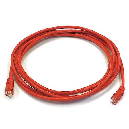 Patch Cord, Cat 6, Booted, Red, 10 ft. MPN:3441