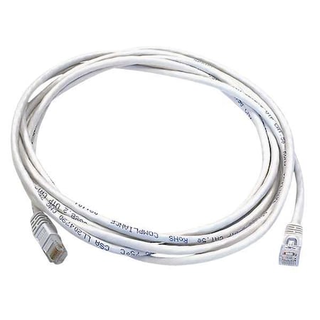 Patch Cord, Cat 6, Booted, White, 10 ft. MPN:3442