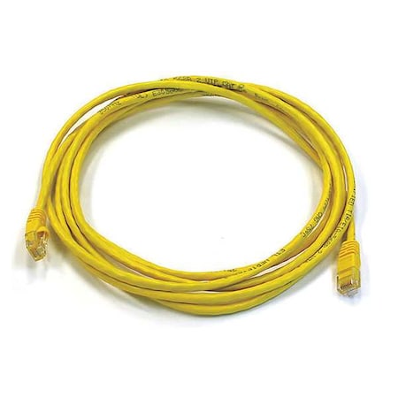 Patch Cord, Cat 6, Booted, Yellow, 10 ft. MPN:3443