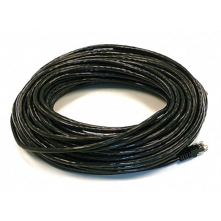 Patch Cord, Cat 5e, Booted, Black, 75 ft. MPN:5001
