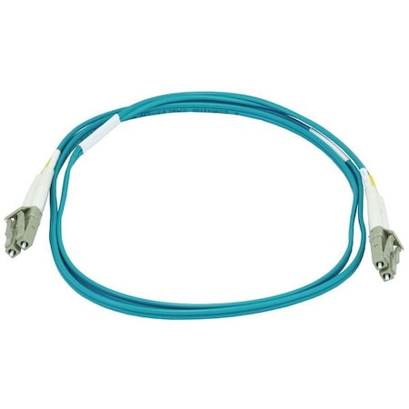 Fiber Optic Patch Cord, LC/LC, 1m, Aqua MPN:6385