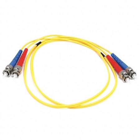 Fiber Optic Patch Cord, ST/ST, 1m, Single MPN:6845