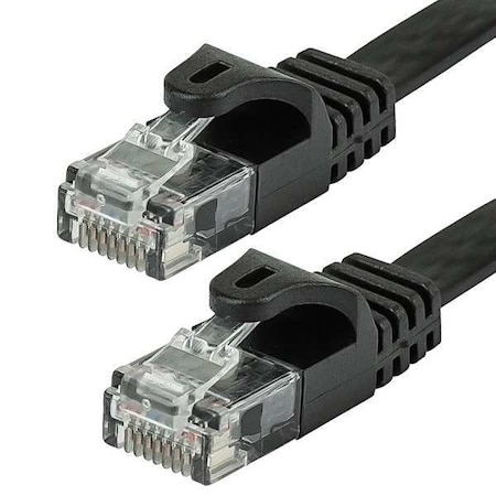 Patch Cord, Cat 5e, Flexboot, Black, 2.0 ft. MPN:9546