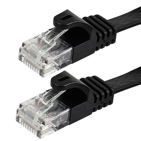 Patch Cord, Cat 5e, Flexboot, Black, 7.0 ft. MPN:9549