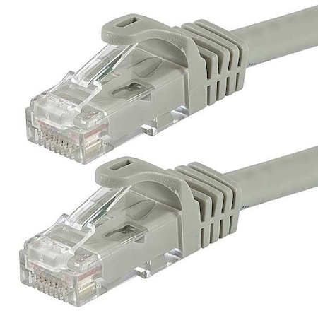 Patch Cord, Cat 6, Flexboot, Gray, 50 ft. MPN:9802
