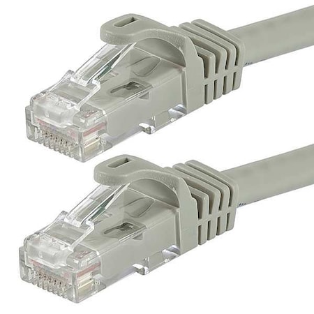 Patch Cord, Cat 6, Flexboot, Gray, 10 ft. MPN:9809