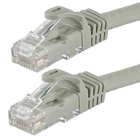 Patch Cord, Cat 6, Flexboot, Gray, 2.0 ft. MPN:9810