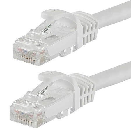 Patch Cord, Cat 6, Flexboot, White, 5.0 ft. MPN:9832