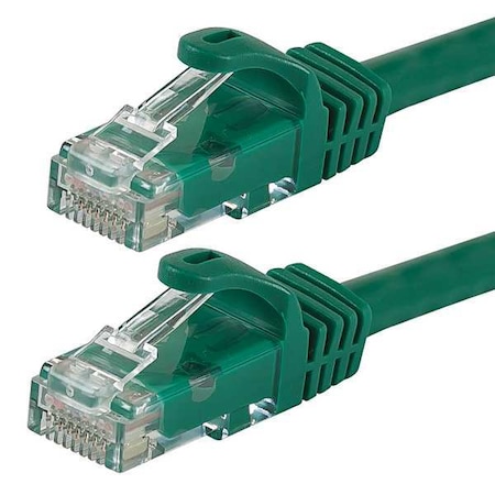 Patch Cord, Cat 6, Flexboot, Green, 1.0 ft. MPN:9846