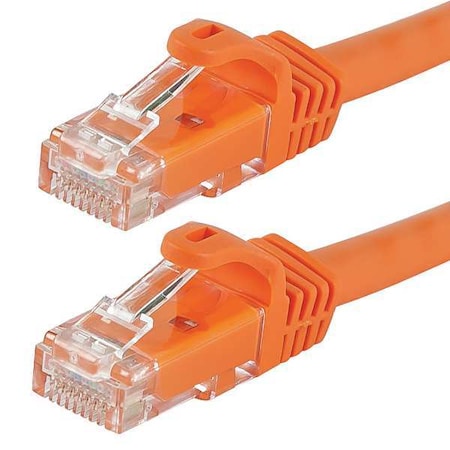 Patch Cord, Cat 6, Flexboot, Orange, 3.0 ft. MPN:9861