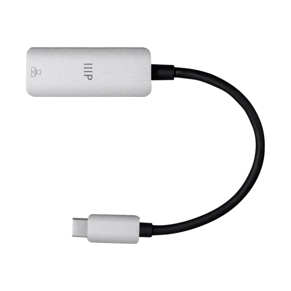 Monoprice Consul Series USB-C Gigabit Ethernet Adapter - Network adapter - USB-C - Gigabit Ethernet MPN:34185