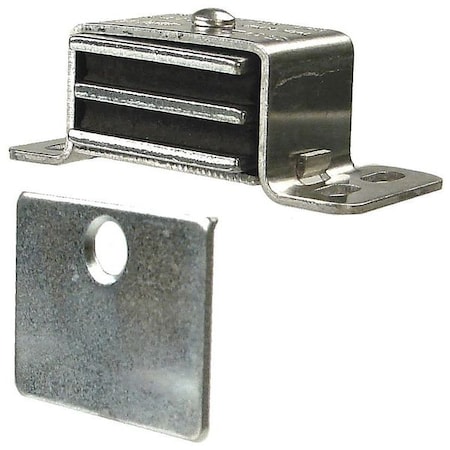 Magnetic Catch, Pull-to-Open, Aluminum, Pull Force: 13 lb MPN:4FCV3