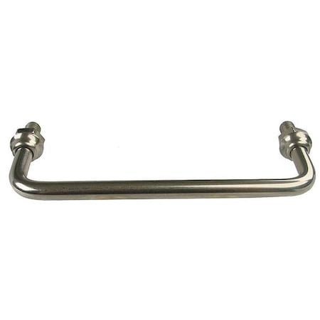 Pull Handle, Polished, 4 In. H, Polished, Threaded Studs MPN:PH-0188