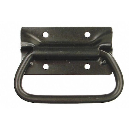 Fold Pull Handle, Steel, 1-3/16 In. H, Zinc, Unthr. Holes MPN:PH-0286