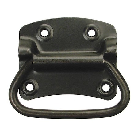 Fold Pull Handle, Steel, 3-25/32 In. H, Zinc, Unthr. Holes MPN:PH-0287
