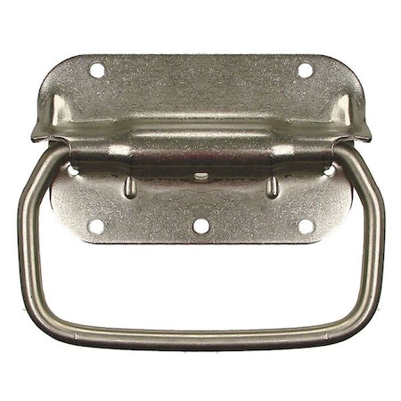 Folding Pull Handle, Steel, Natural, Unth. Through Holes MPN:PH-0288