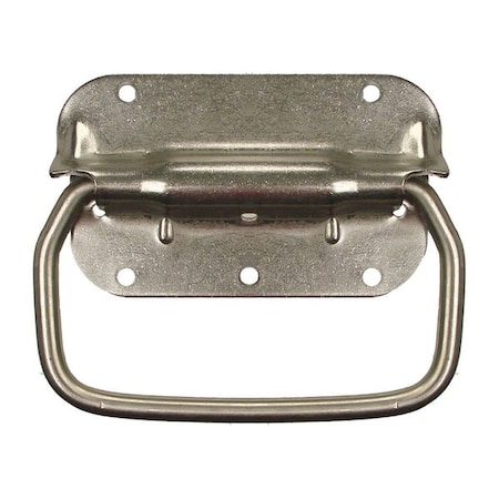 Folding Pull Handle, Steel, Natural, Unth. Through Holes MPN:PH-0290