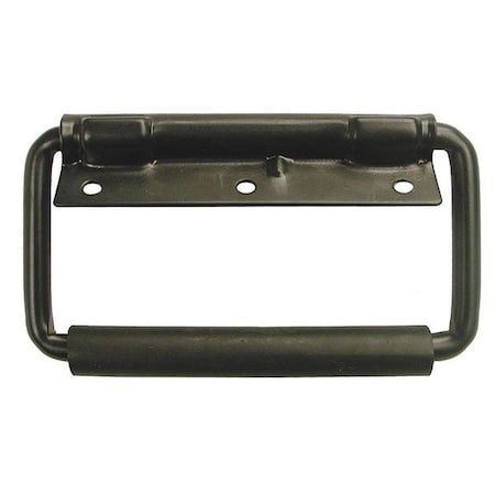 Spring Loaded Fold Pull Handle, Steel, Zinc, Unthr. Holes MPN:PH-0292