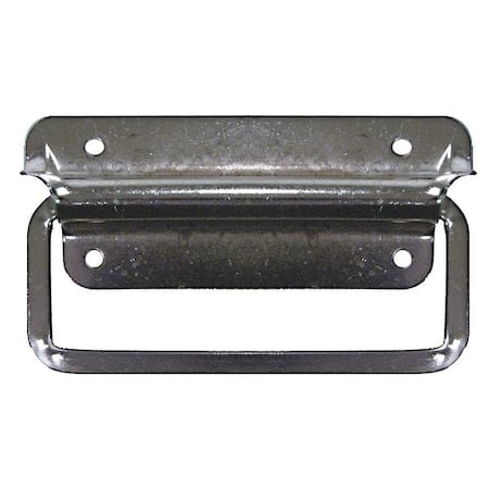 Folding Pull Handle, Silver, Steel MPN:PH-0301