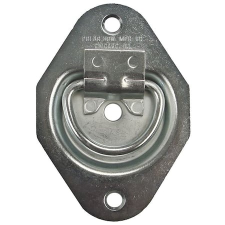 Folding Pull Handle, Steel, Polished Zinc, Unth. Through Holes MPN:PH-0303