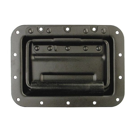Recessed Folding Pull Handle, Steel, Unthr. Through Holes MPN:PH-0309