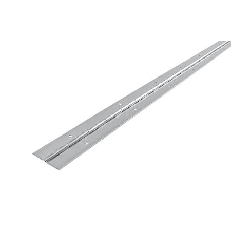 Piano Hinge, Steel, Full Surface Mounting, 2 1/2 in Leaf W x 72 in Leaf H, Mill MPN:CC26025072GA
