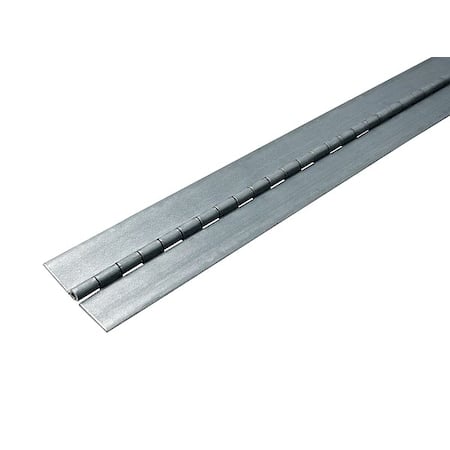 Piano Hinge, Steel, Full Surface Mounting, 3 in Leaf W x 72 in Leaf H, Electrogalvanized MPN:CE26030072GA