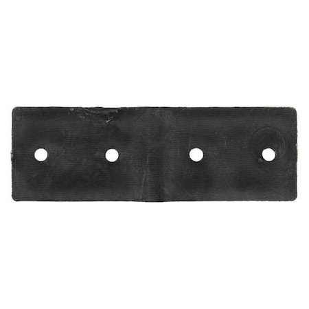 Door and Butt Hinge, Plastic, Surface Mounting, 1 in Leaf W x 3 in Leaf H, Black Enamel MPN:LPB100300