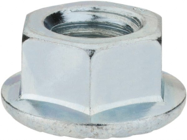Hex Lock Nut: Grade 8 Steel, Zinc-Plated MPN:MA-LNM12175Z