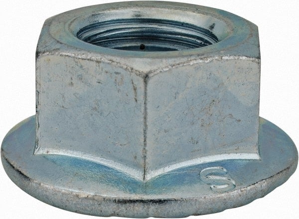 Hex Lock Nut: Grade 8 Steel, Zinc-Plated MPN:MA-LNM16200Z
