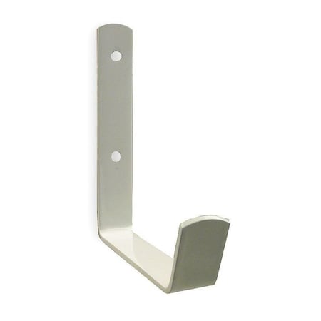 Hook, White, Steel, 10 5/8 in D MPN:4HDW3
