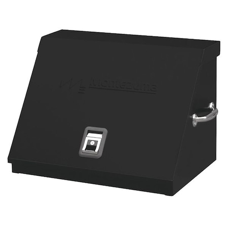 Triangle Top Chest, Black, Steel, 26-3/4 in W x 18 in D x 18-1/2 in H MPN:MZ-SE250B