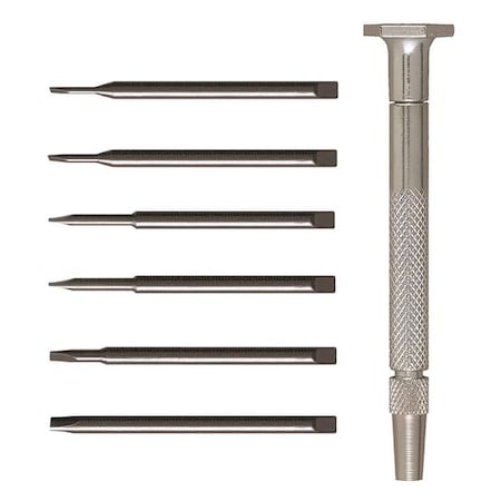 Steel Handle Screwdriver Set, Slotted, 7 pcs MPN:58-0114