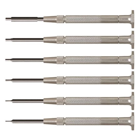 Driver Set, T1-T6 6 Pc, Steel MPN:58-0148
