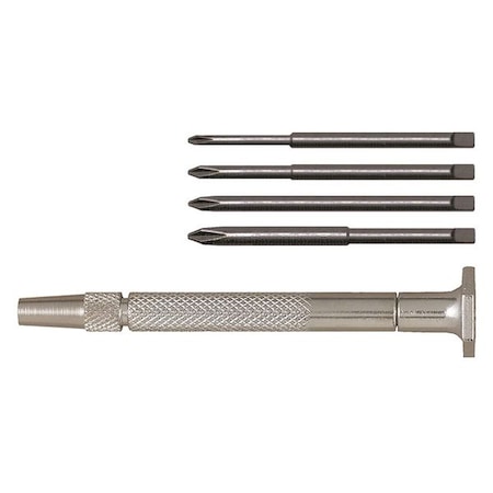 Steel Handle Phillips Driver Set, 5 Pc MPN:58-0237