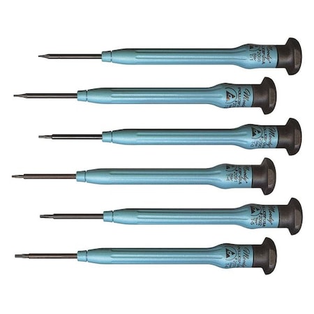 Fixed ESD Star Driver Set, 6 Pc, SAE or Metric: Torx MPN:58-0348
