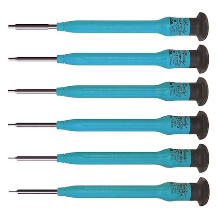 Fixed ESD Metric Hex Driver Set, 6 Pc MPN:58-0359
