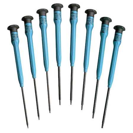 ESDSafePrecisionScrewdriverSet, Torx, 8pcs MPN:58-0451